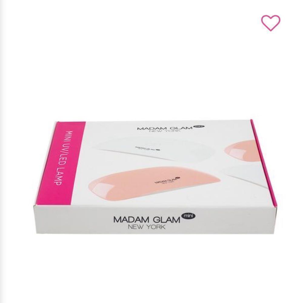 NWT Madam Glam Mini UV/LED Lamp - White